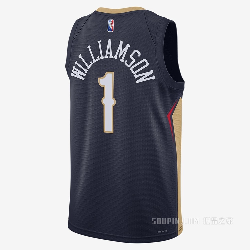 新奥尔良鹈鹕队 Diamond Icon Edition Nike Dri-FIT NBA Swingman Jersey 男子球衣