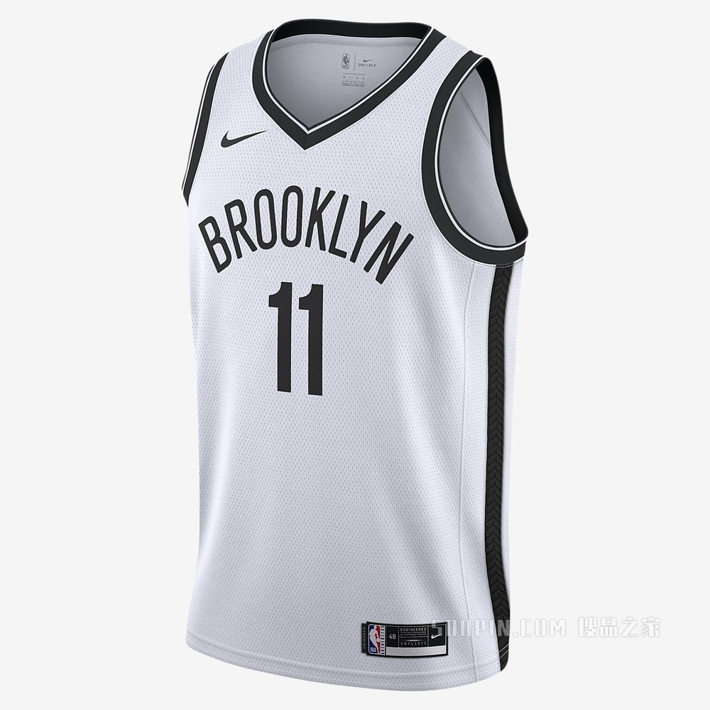 2020 赛季布鲁克林篮网队 (Kyrie Irving) Association Edition Nike NBA Swingman Jersey 男子球衣