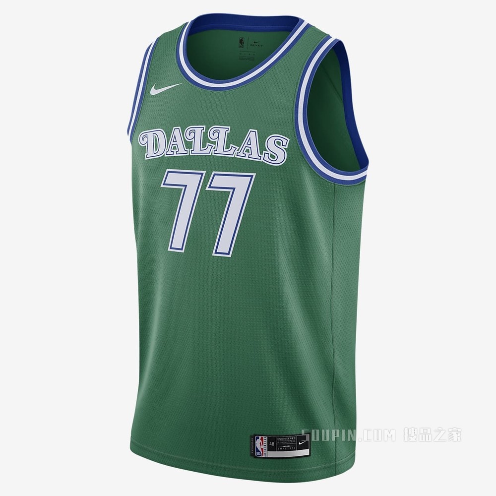 2020 赛季达拉斯独行侠队 Classic Edition Nike NBA Swingman Jersey 男子球衣