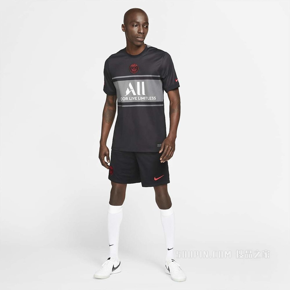 2021/22 赛季巴黎圣日耳曼第三球衣球迷版 Nike Dri-FIT 男子足球球衣
