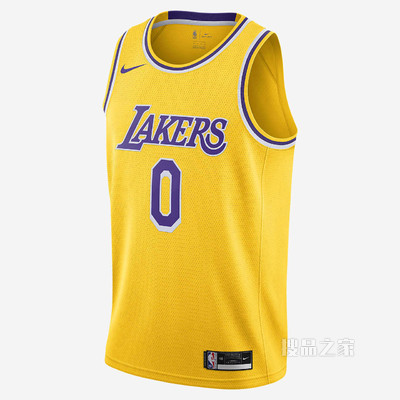 2020 赛季洛杉矶湖人队 Icon Edition Nike NBA Swingman Jersey 男子球衣