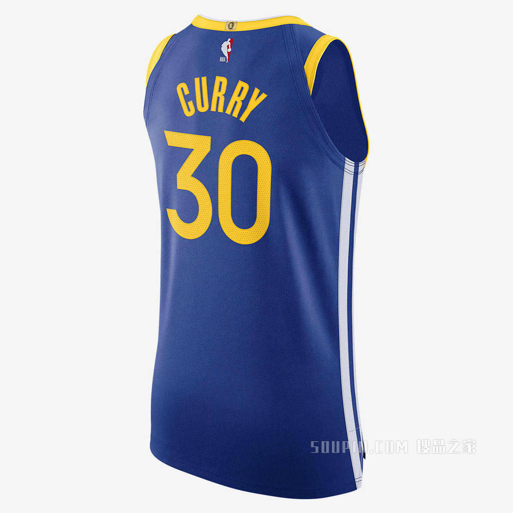 金州勇士队（Stephan Curry）Icon Edition Nike NBA Authentic Jersey 男子球衣