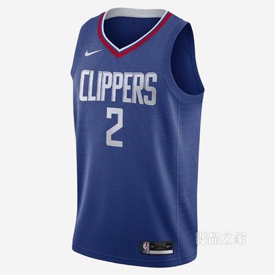2020 赛季洛杉矶快船队 (Kawhi Leonard) Icon Edition Nike NBA Swingman Jersey 男子球衣
