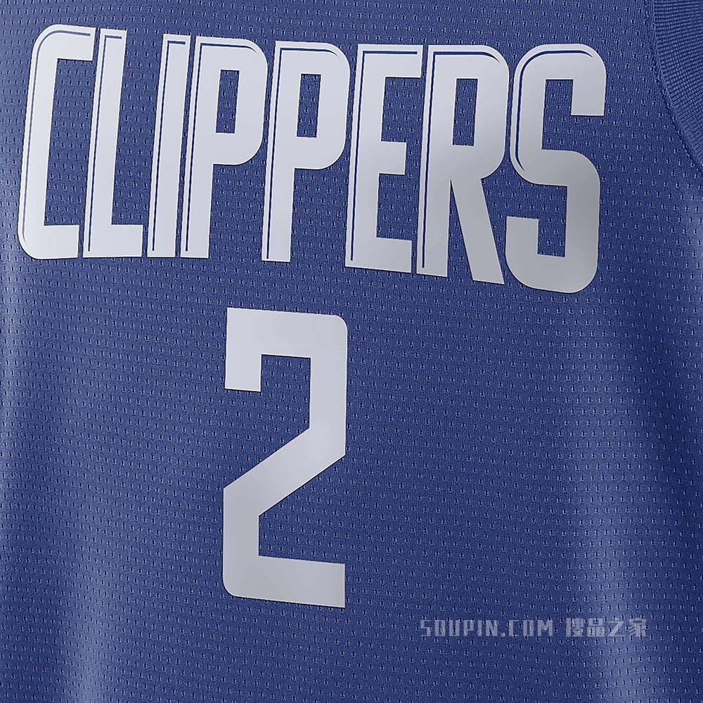 2020 赛季洛杉矶快船队 (Kawhi Leonard) Icon Edition Nike NBA Swingman Jersey 男子球衣