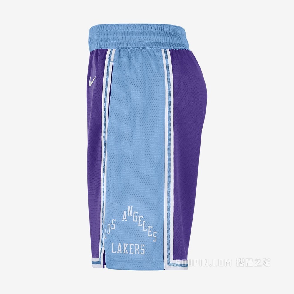 洛杉矶湖人队 City Edition Nike Dri-FIT NBA Swingman 男子短裤