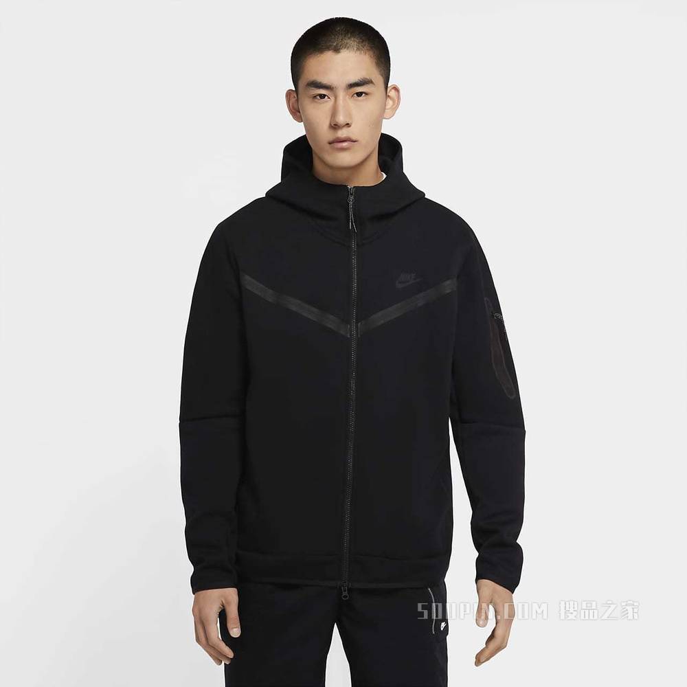 Nike Sportswear Tech Fleece 男子全长拉链开襟连帽衫