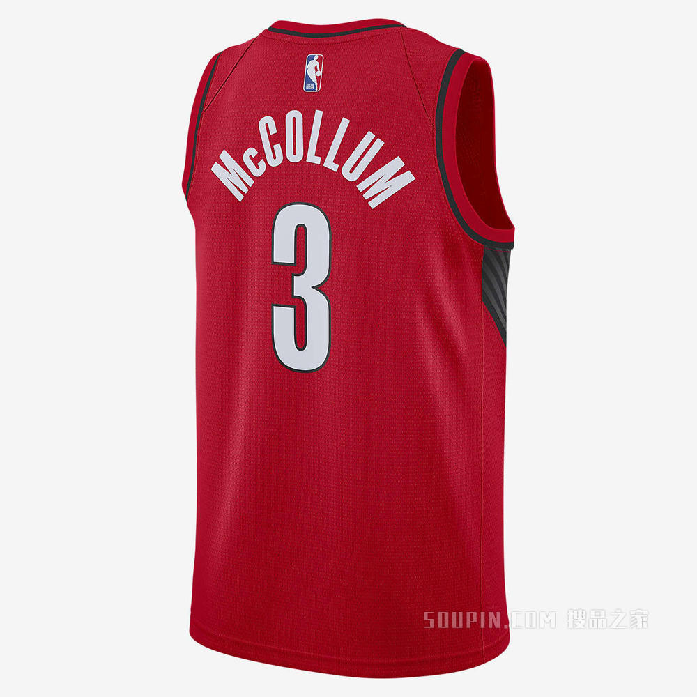   2020 赛季波特兰开拓者队 (C.J.McCollum) Statement Edition Jordan NBA Swingman Jersey 男子球衣