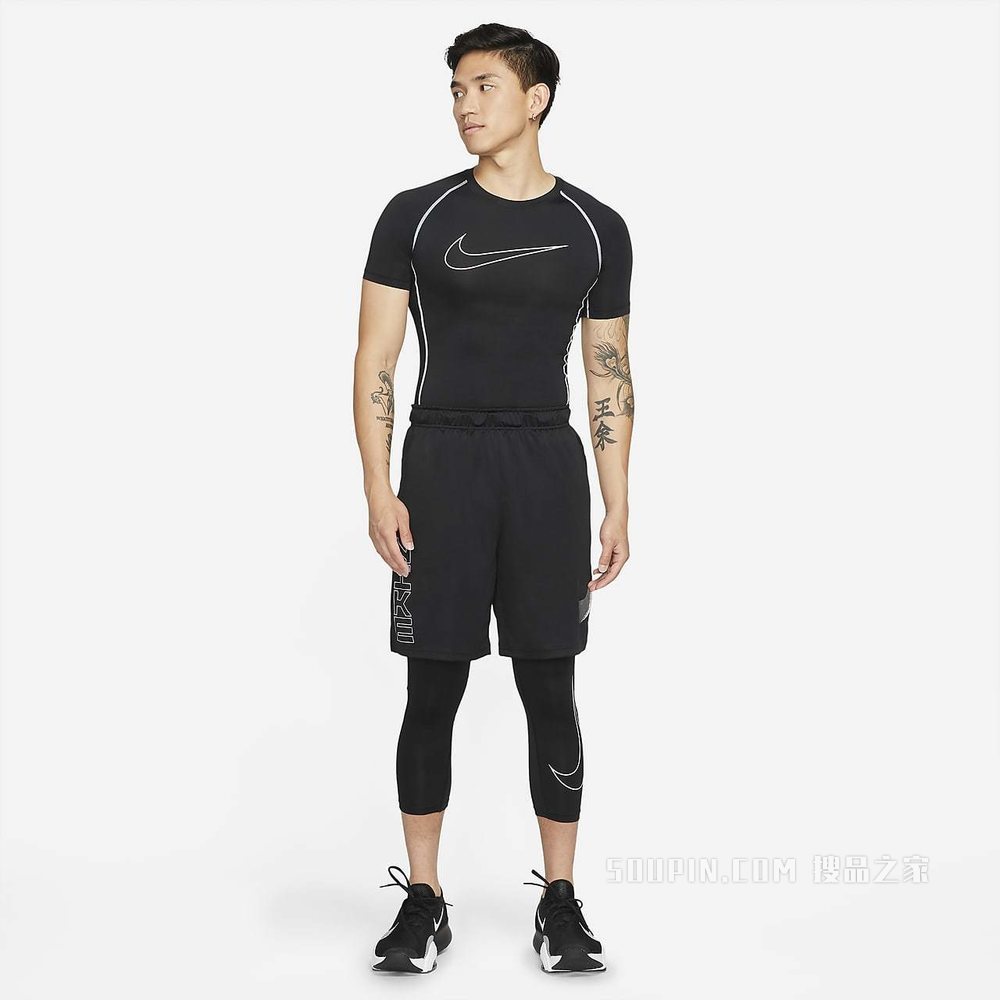 Nike Pro Dri-FIT 男子紧身短袖训练上衣