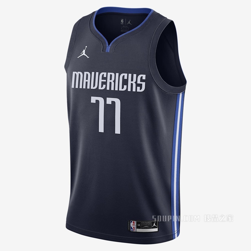 2020 赛季达拉斯独行侠队 (Luka Doncic) Statement Edition Jordan NBA Swingman Jersey 男子球衣