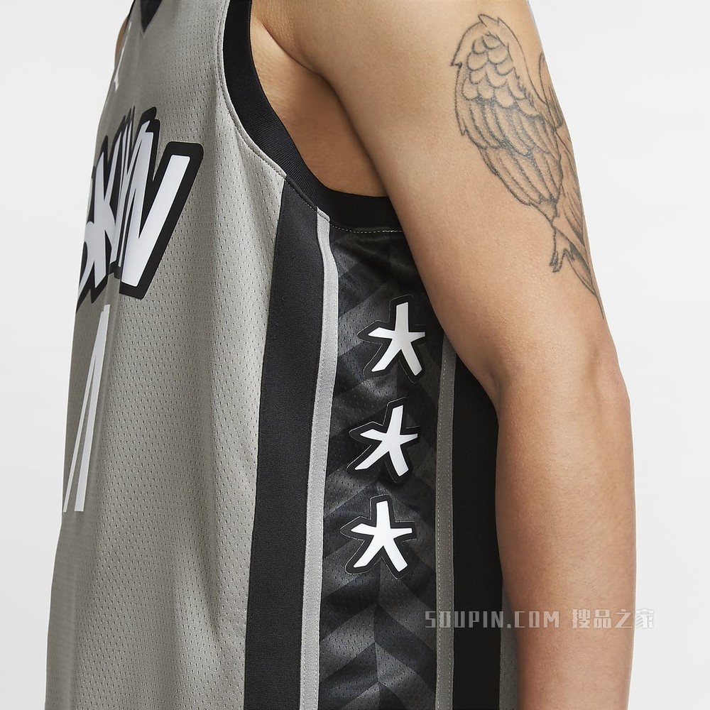2020 赛季布鲁克林篮网队 (Kyrie Irving) Statement Edition Jordan NBA Swingman Jersey 男子球衣