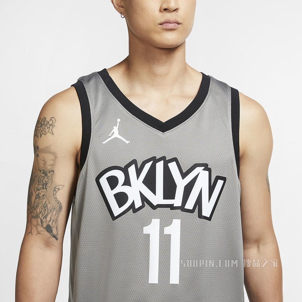 2020 赛季布鲁克林篮网队 (Kyrie Irving) Statement Edition Jordan NBA Swingman Jersey 男子球衣