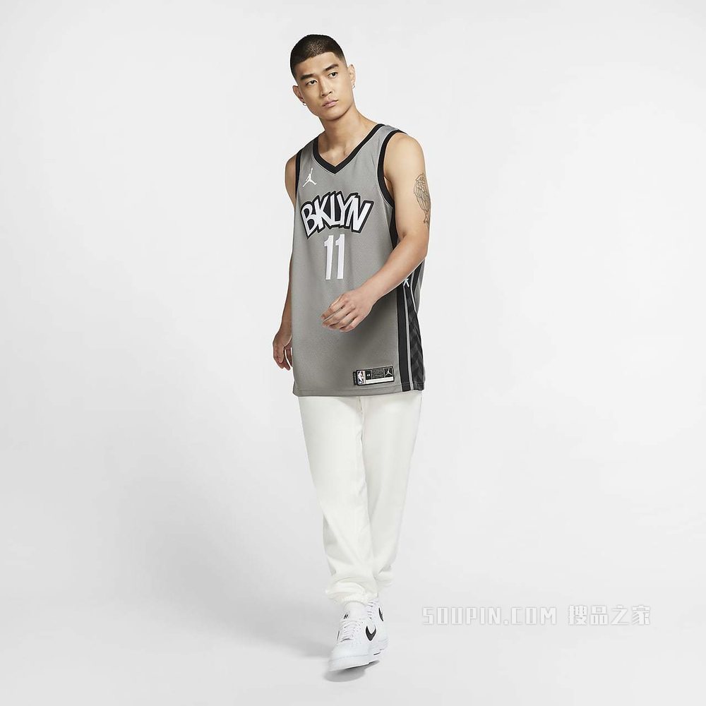 2020 赛季布鲁克林篮网队 (Kyrie Irving) Statement Edition Jordan NBA Swingman Jersey 男子球衣