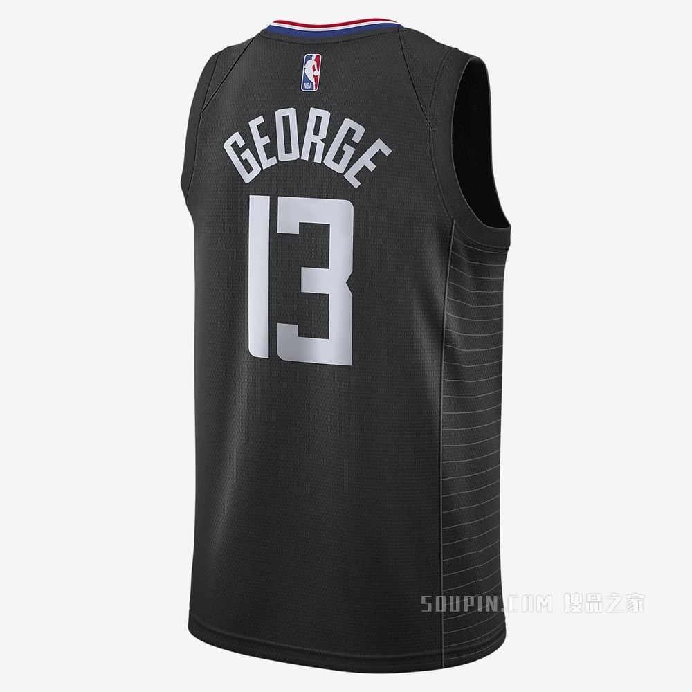 洛杉矶快船队 (Paul George) Statement Edition Nike NBA Swingman Jersey 男子球衣