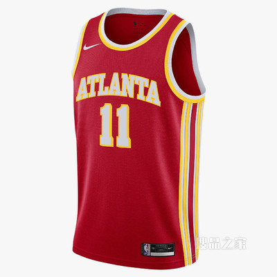 2020 赛季亚特兰大老鹰队 (Trae Young) Icon Edition Nike NBA Swingman Jersey 男子球衣