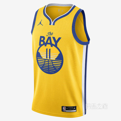 2020 赛季金州勇士队 (Klay Thompson) Statement Edition Jordan NBA Swingman Jersey 男子球衣