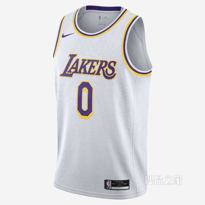 2020 赛季洛杉矶湖人队 Association Edition Nike NBA Swingman Jersey 男子球衣