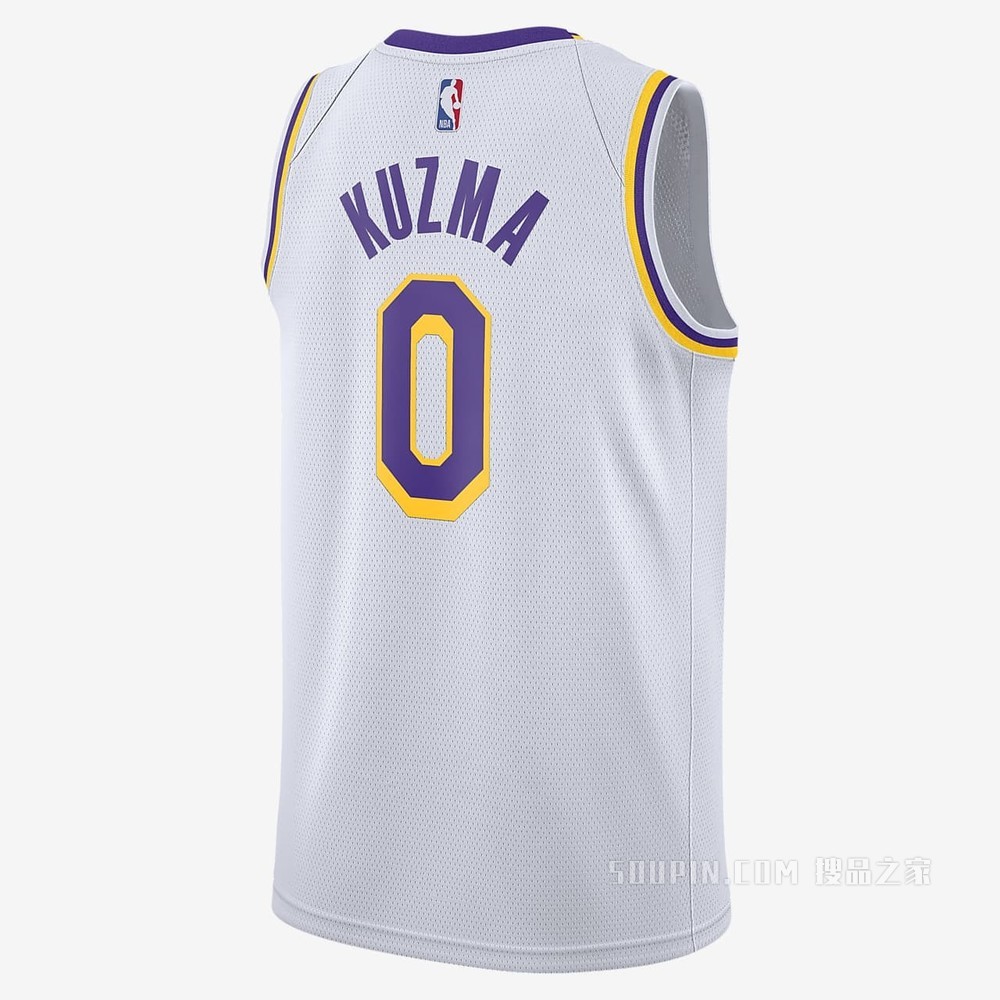 2020 赛季洛杉矶湖人队 Association Edition Nike NBA Swingman Jersey 男子球衣
