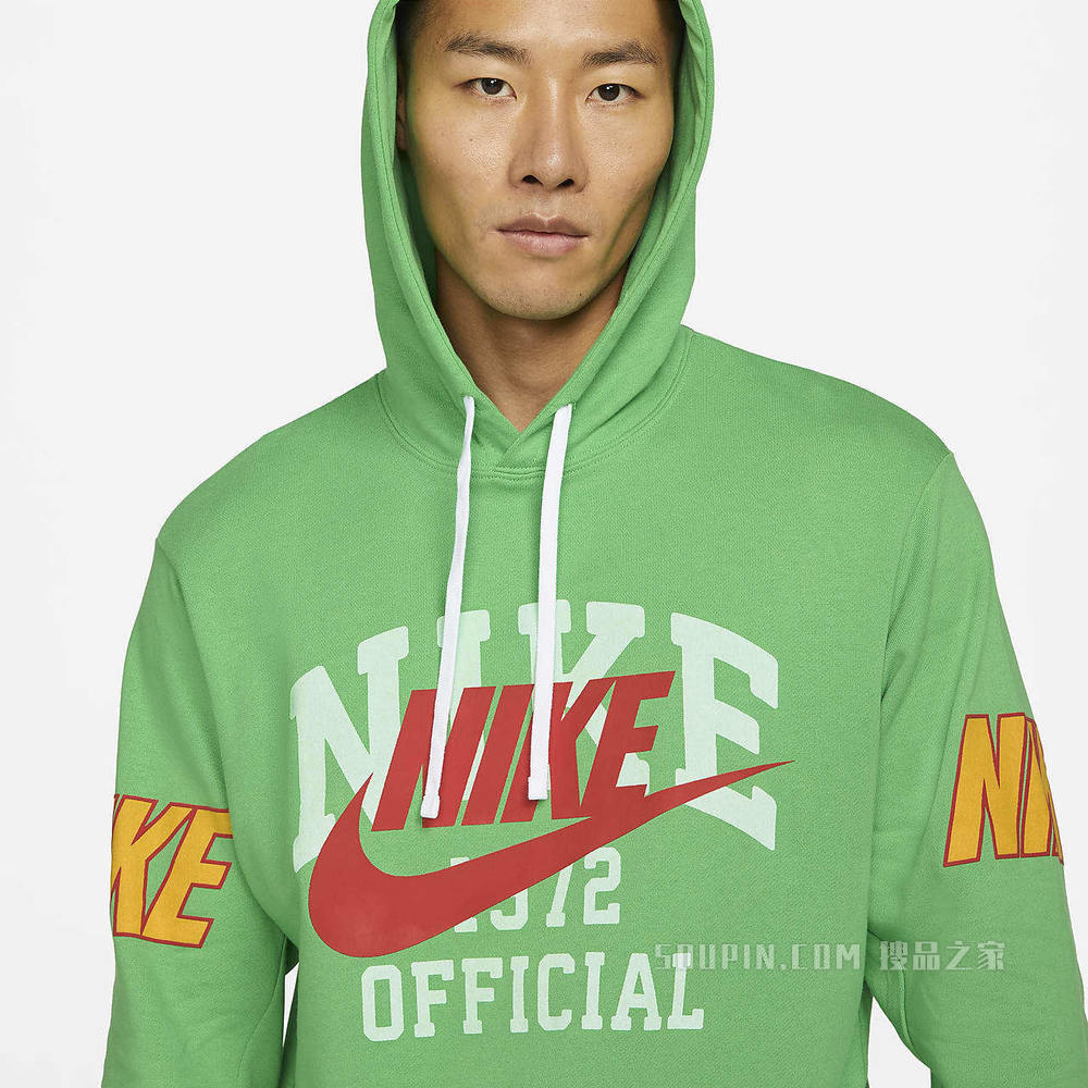 Nike Sportswear 男子法式毛圈套头连帽衫