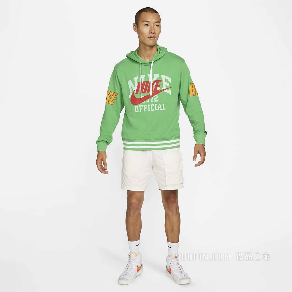 Nike Sportswear 男子法式毛圈套头连帽衫