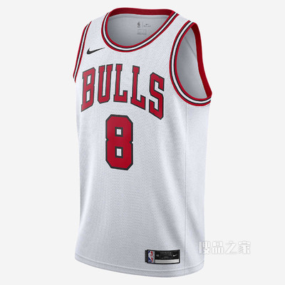 2020 赛季芝加哥公牛队 (Zach LaVine) Association Edition Nike NBA Swingman Jersey 男子球衣