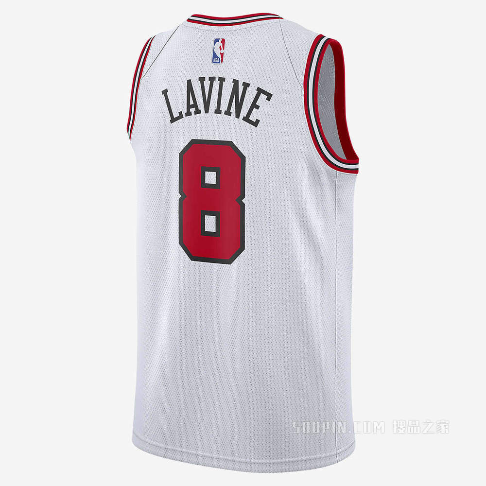 2020 赛季芝加哥公牛队 (Zach LaVine) Association Edition Nike NBA Swingman Jersey 男子球衣