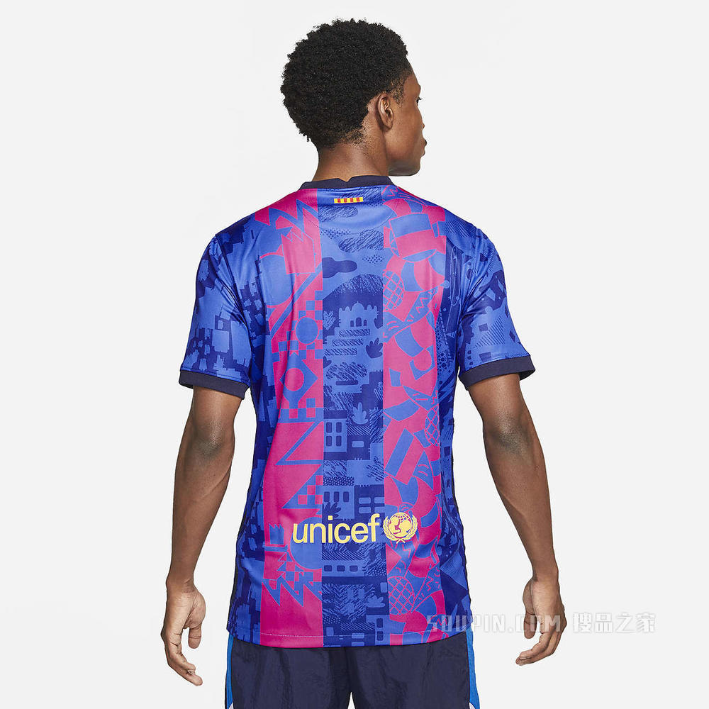 2021/22 赛季巴萨第三球衣球迷版 Nike Dri-FIT 男子足球球衣