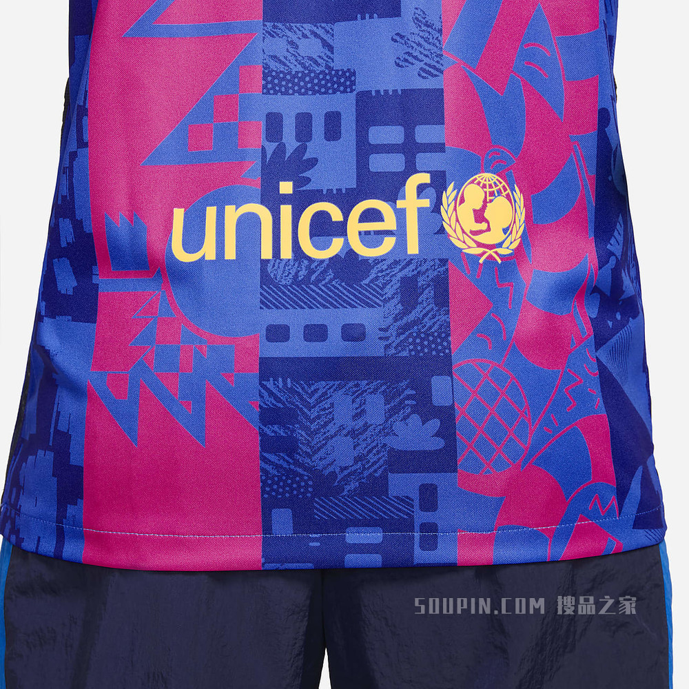 2021/22 赛季巴萨第三球衣球迷版 Nike Dri-FIT 男子足球球衣