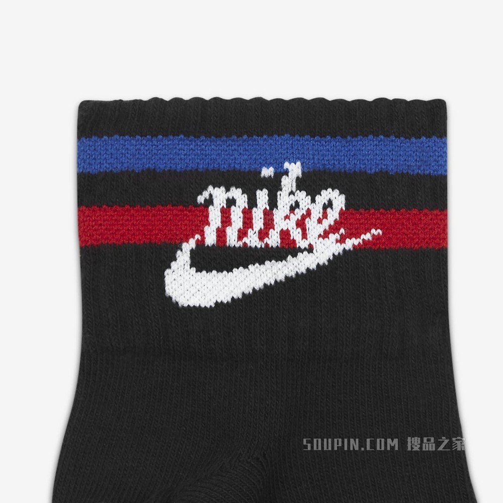 Nike Essential Ankle 运动袜（3 双）