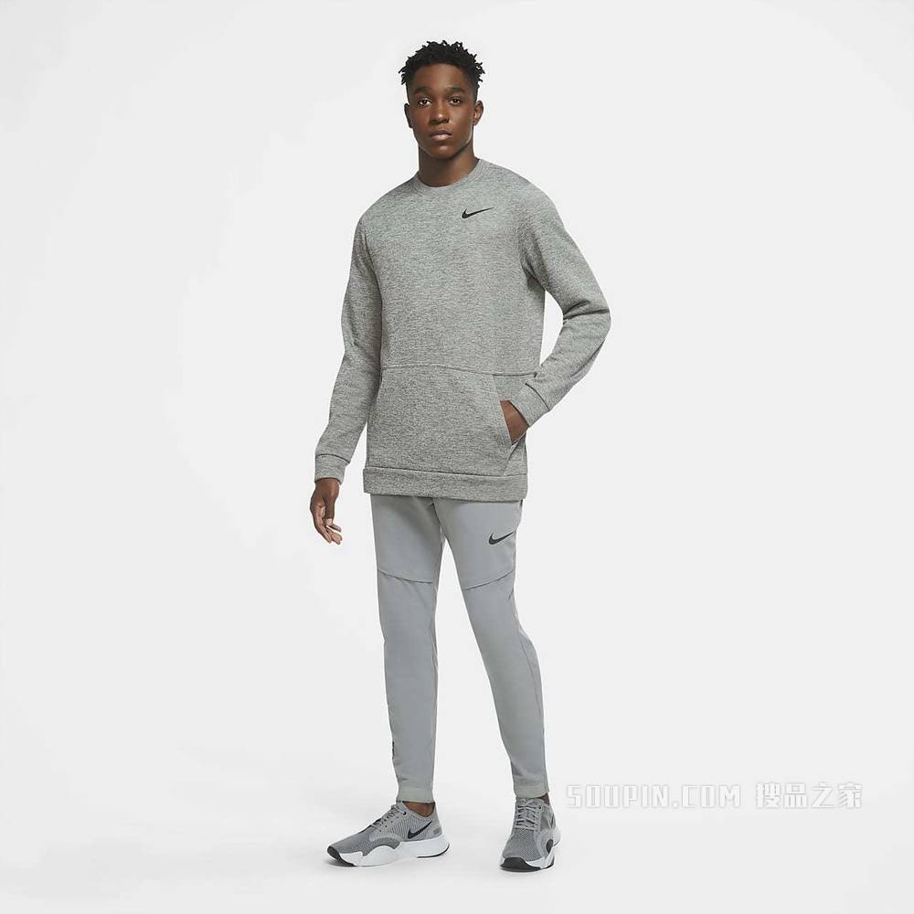 Nike Therma 男子训练圆领上衣