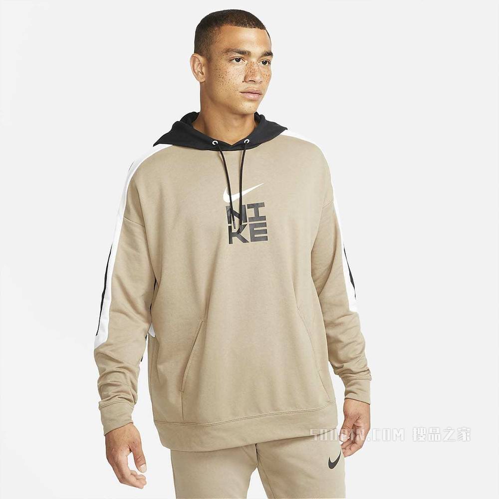 Nike Dri-FIT Sport Clash 男子针织套头训练连帽衫