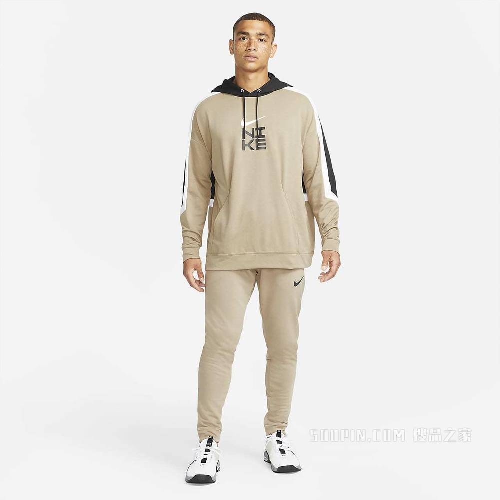 Nike Dri-FIT Sport Clash 男子针织套头训练连帽衫