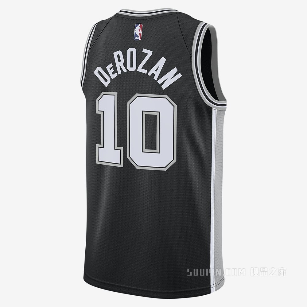 圣安东尼奥马刺队 (DeMar DeRozan) Icon Edition Nike NBA Jersey 男子球衣