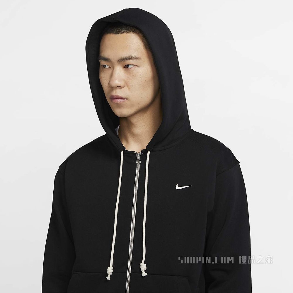 Nike Standard Issue 男子全长拉链开襟篮球连帽衫