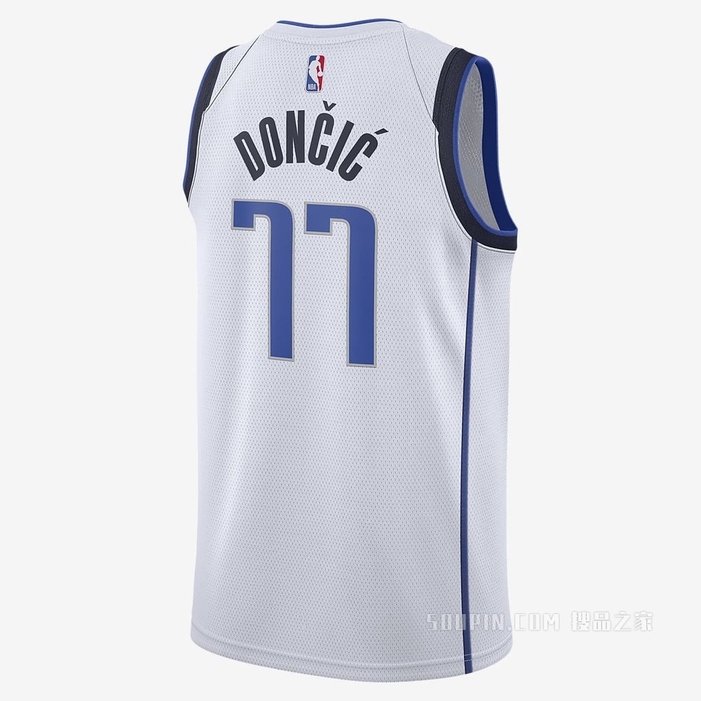 2020 赛季达拉斯独行侠队 (Luka Doncic) Association Edition Nike NBA Swingman Jersey 男子球衣