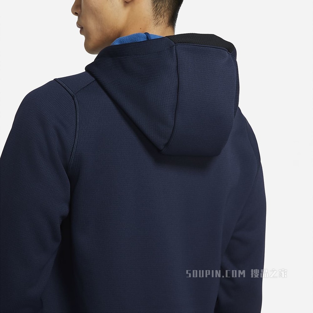Nike Pro Therma-FIT 男子全长拉链开襟连帽训练夹克