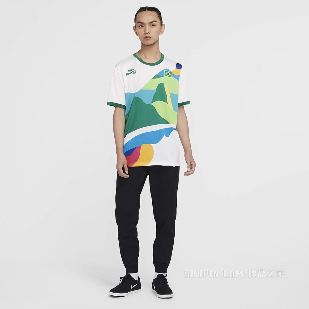 Nike SB Ringer 男子滑板短袖上衣