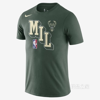 密尔沃基雄鹿队 Nike Dri-FIT NBA 男子T恤