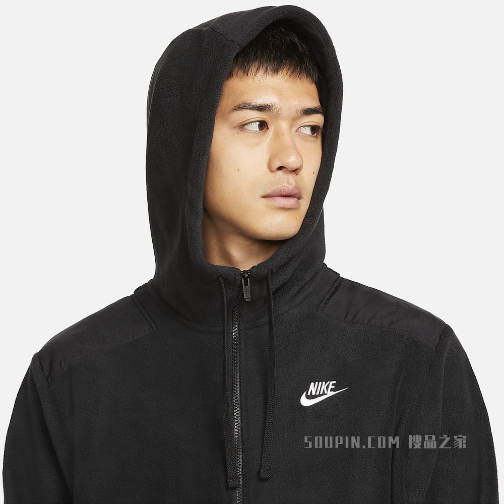 Nike Sportswear Style Essentials+ 男子全长拉链开襟起绒连帽衫