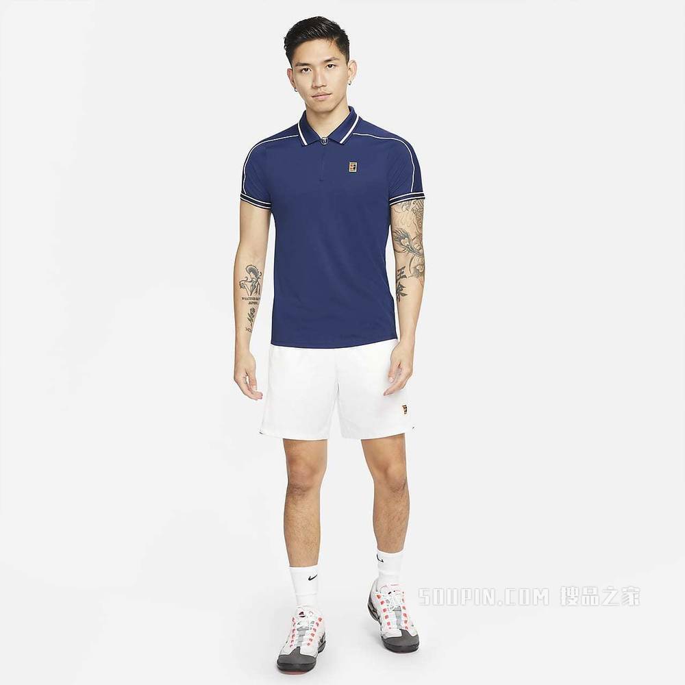 NikeCourt Dri-FIT ADV Slam 男子网球翻领T恤