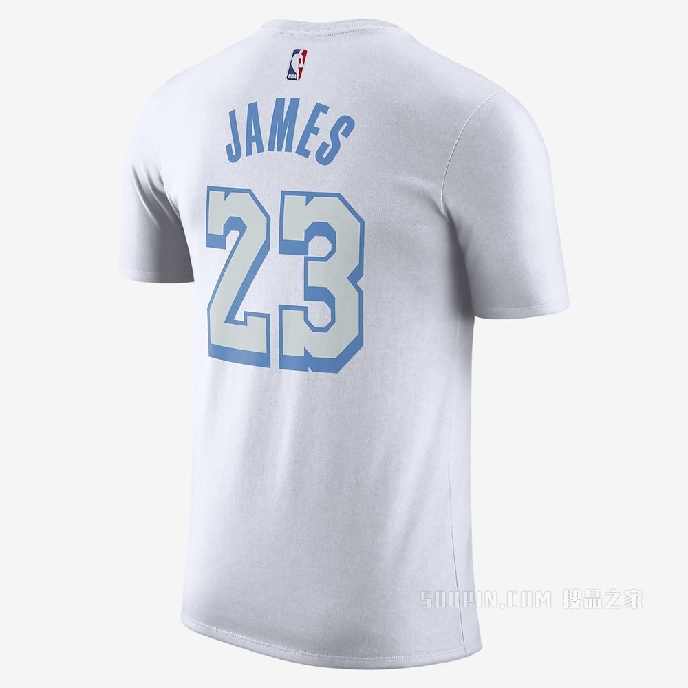 洛杉矶湖人队 City Edition Nike NBA 男子T恤