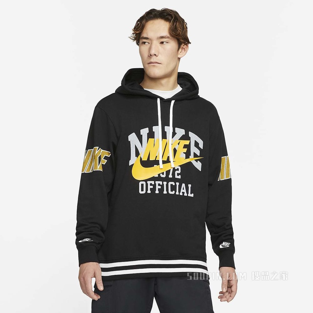 Nike Sportswear 男子法式毛圈套头连帽衫