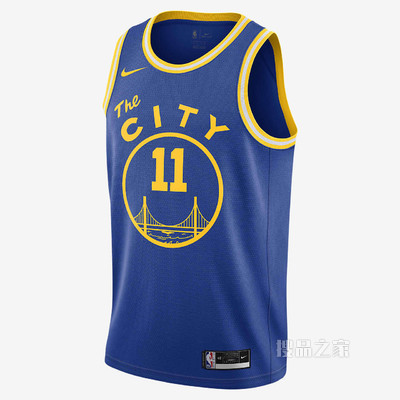 2020 赛季金州勇士队 Classic Edition Nike NBA Swingman Jersey 男子球衣