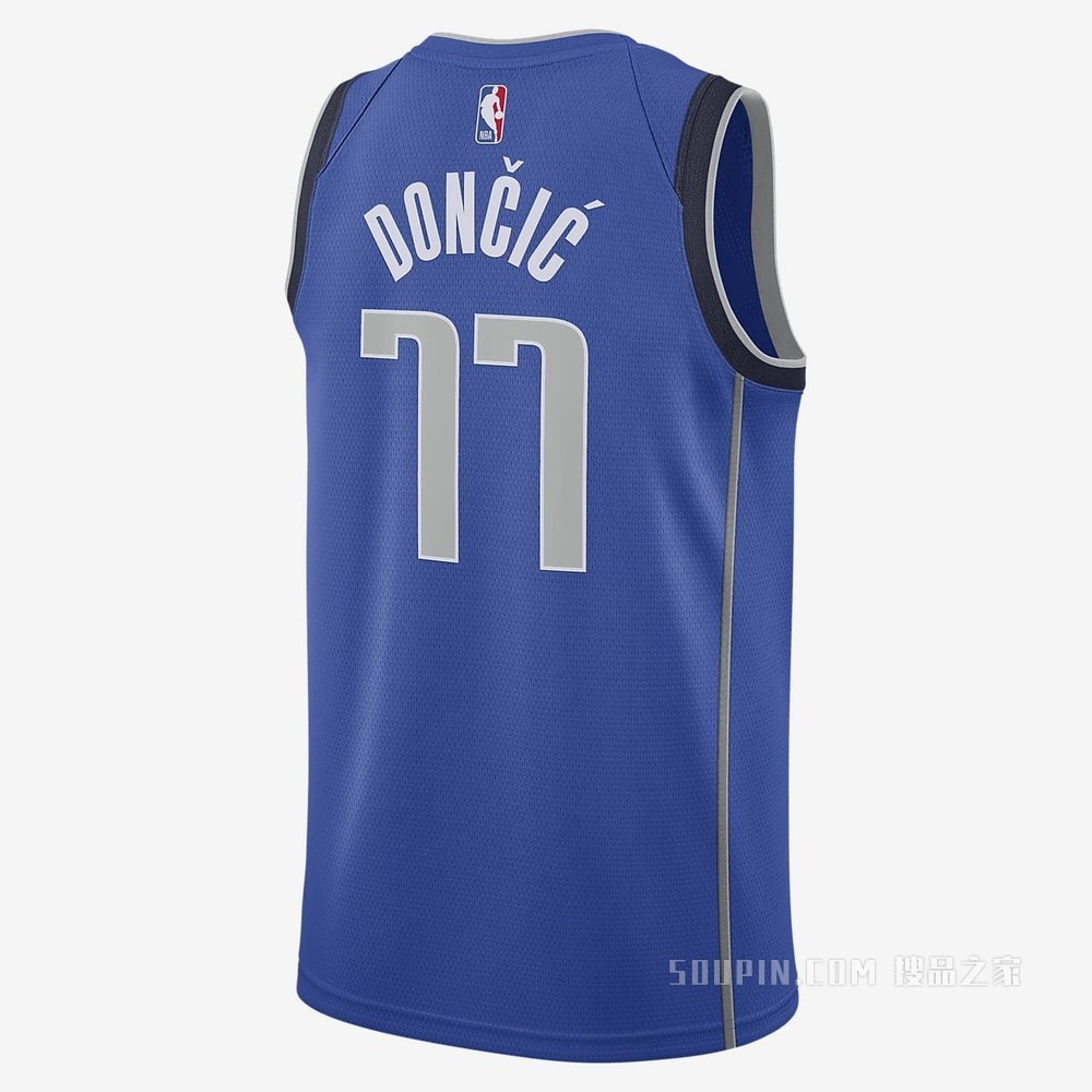 2020 赛季达拉斯独行侠队 (Luka Doncic) Icon Edition Nike NBA Swingman Jersey 男子球衣