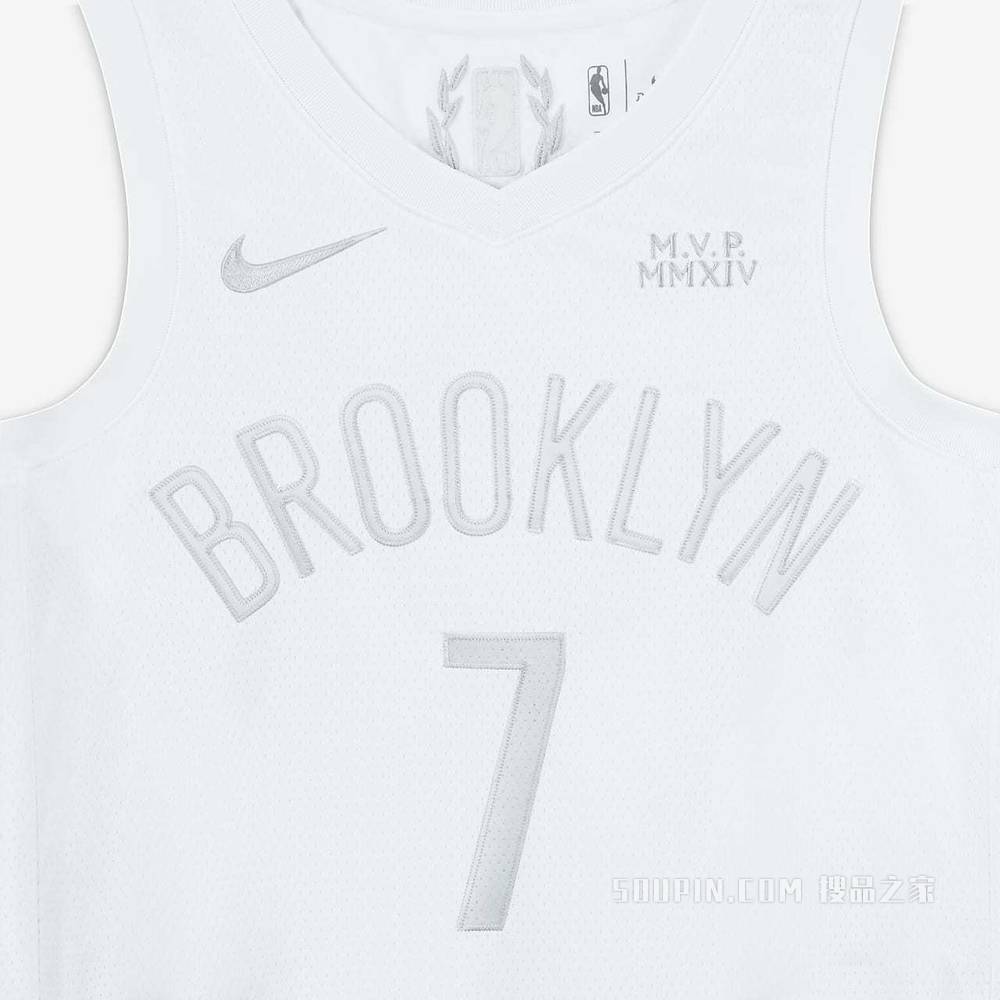 布鲁克林篮网队 (Kevin Durant) MVP Nike NBA Jersey 男子球衣