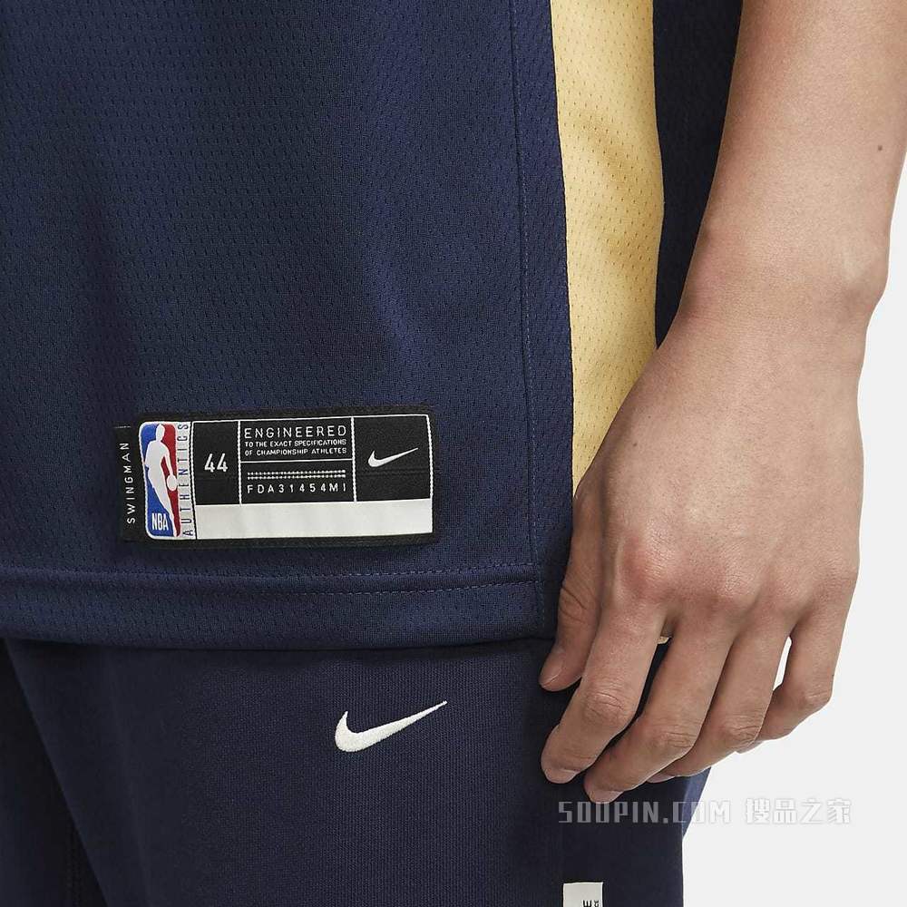 2020 赛季新奥尔良鹈鹕队 (Zion Williamson) Icon Edition Nike NBA Swingman Jersey 男子球衣