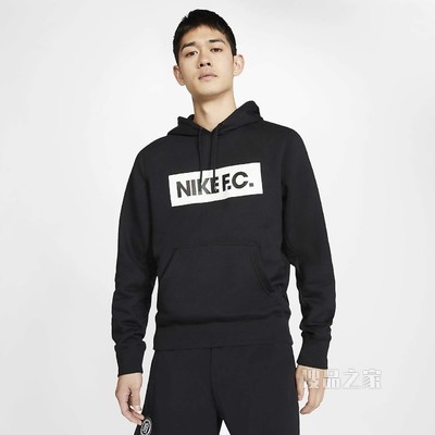 Nike F.C. 男子套头起绒足球连帽衫