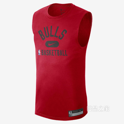 芝加哥公牛队 Nike Dri-FIT NBA 男子训练无袖T恤