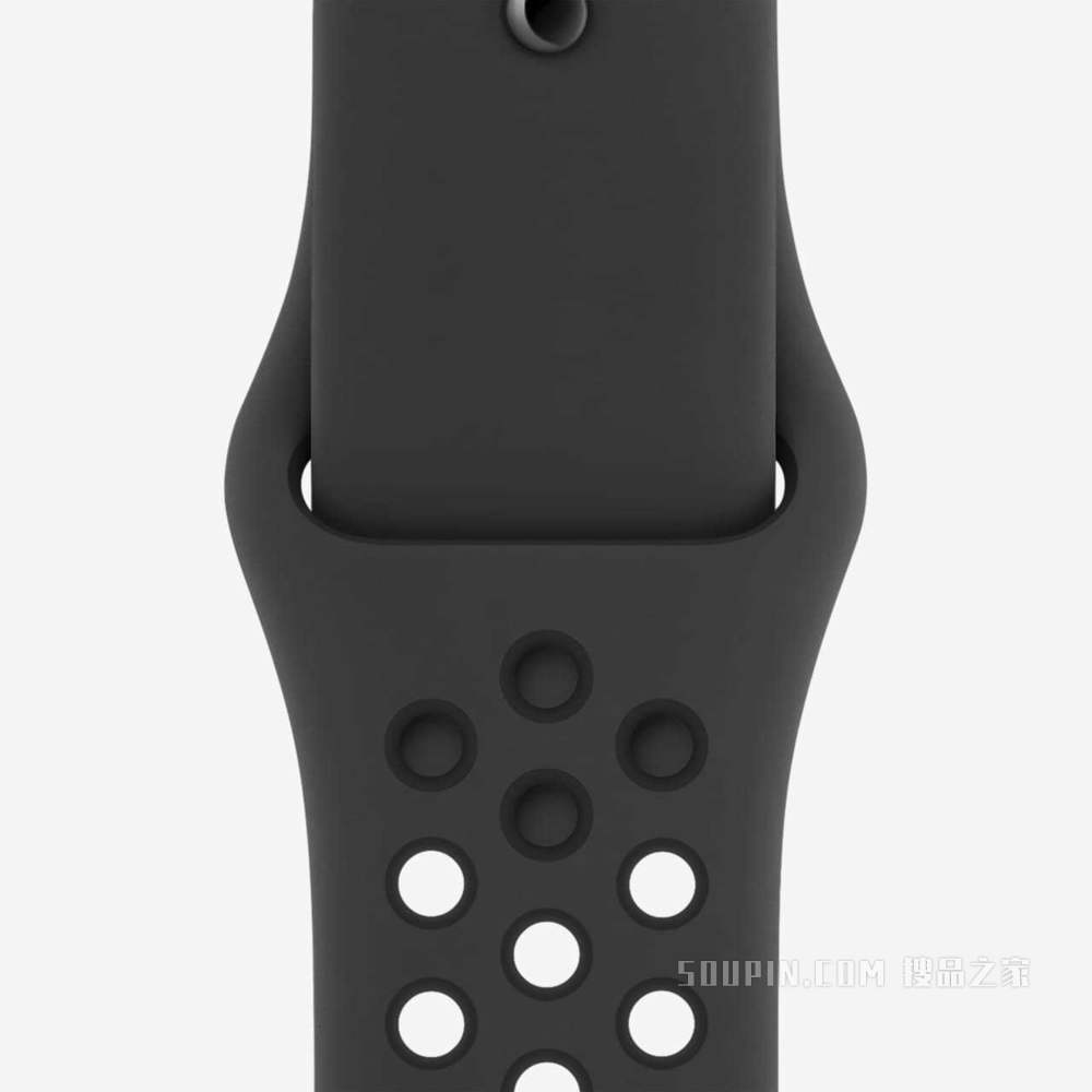 Apple Watch Nike SE (GPS) 搭配 Nike 运动表带 44 毫米深空灰色表壳
