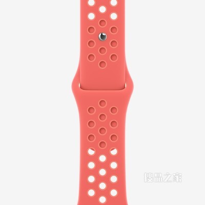 45 毫米橙粉/淡粉色 Nike 运动表带 - 标准号