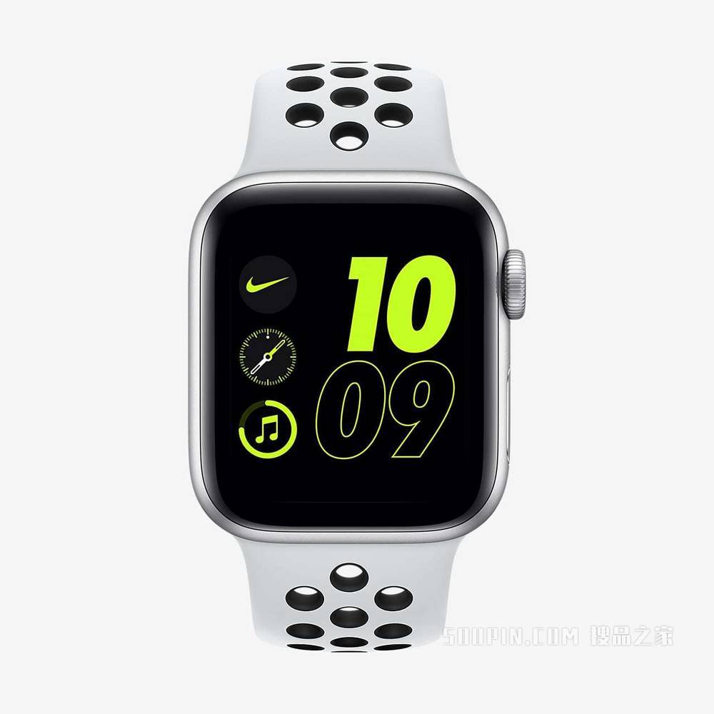 Apple Watch Nike Series 6 (GPS) 搭配 Nike 运动表带 40 毫米银色铝金属表壳